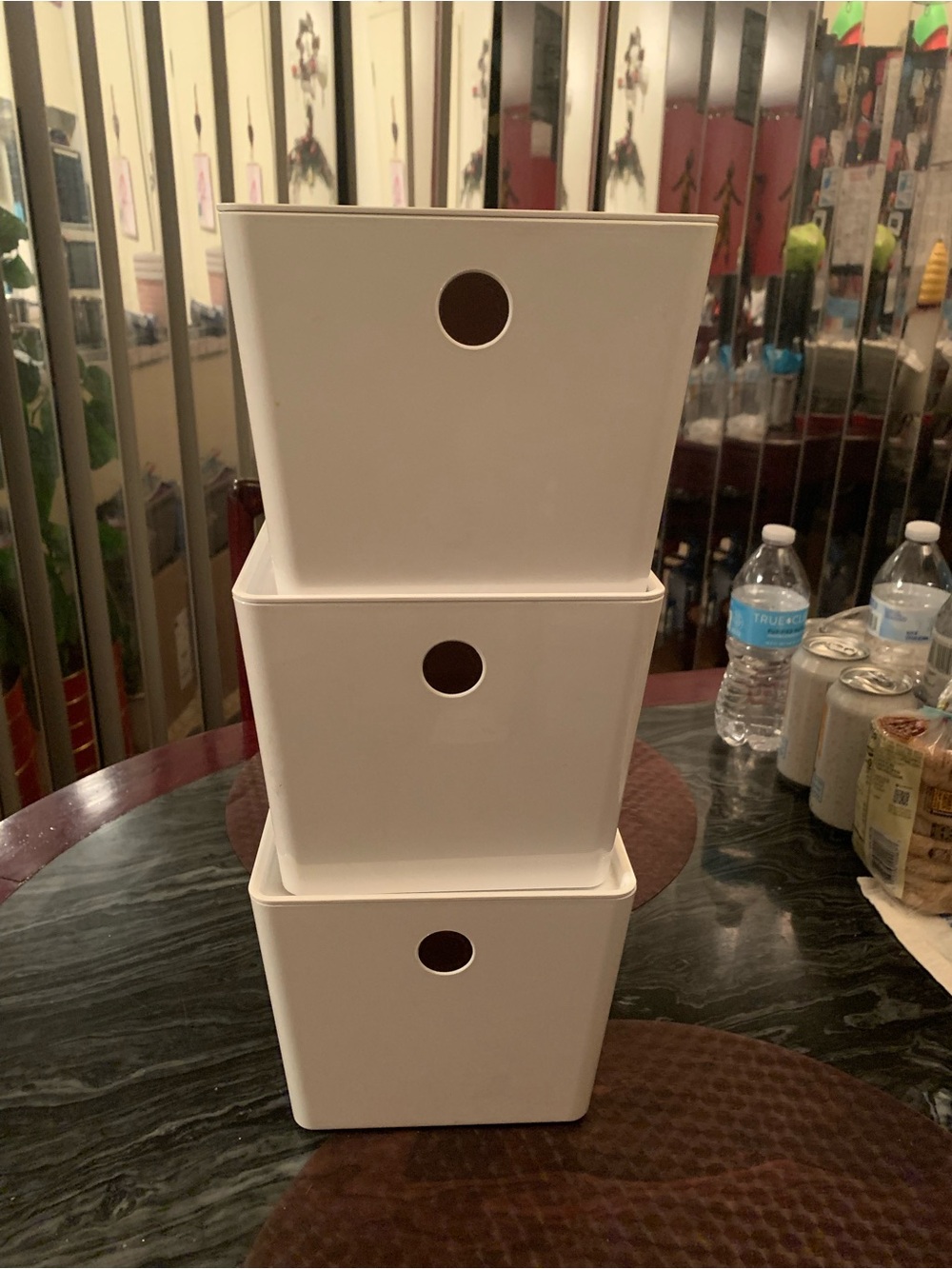 IKEA Kuggis White Stackable Storage Bins by IKEA